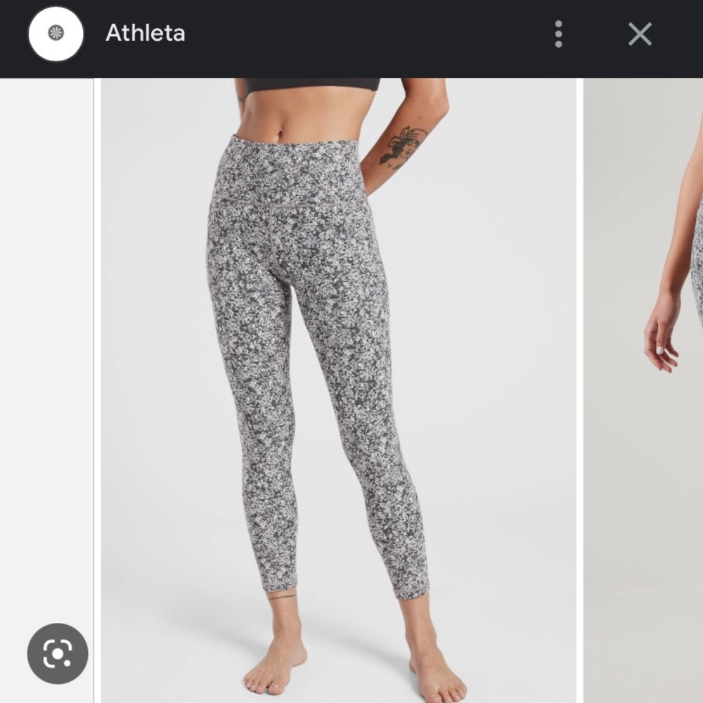 Athleta salutation stash pocket II 7/8 Tight